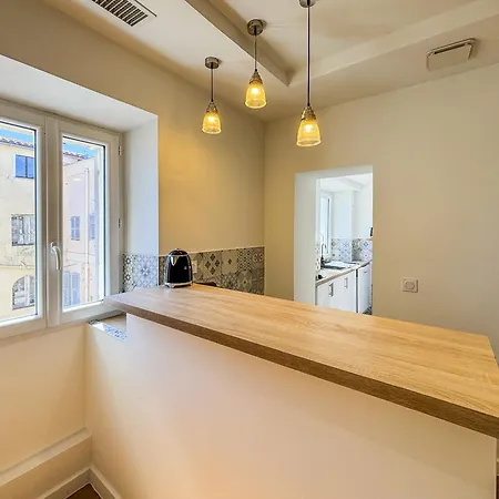 Cours Saleya - Wifi, Ac, 2pers, Apercu Mer Apartamento