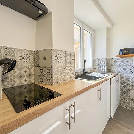 Cours Saleya - Wifi, Ac, 2pers, Apercu Mer Apartamento